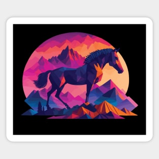 vector style horse Sticker